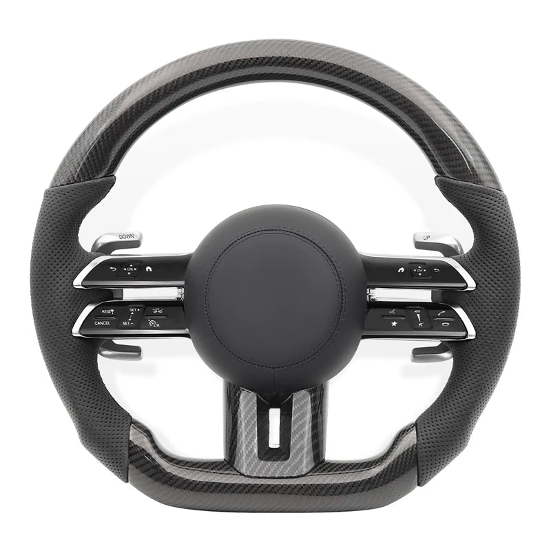 Carbon Fiber Steering Wheel for Mercedes Benz AMG W205 W213 W222 W204 W212 W221 S500 E63 S63 C63 G63 E300 E220d A B C D E class