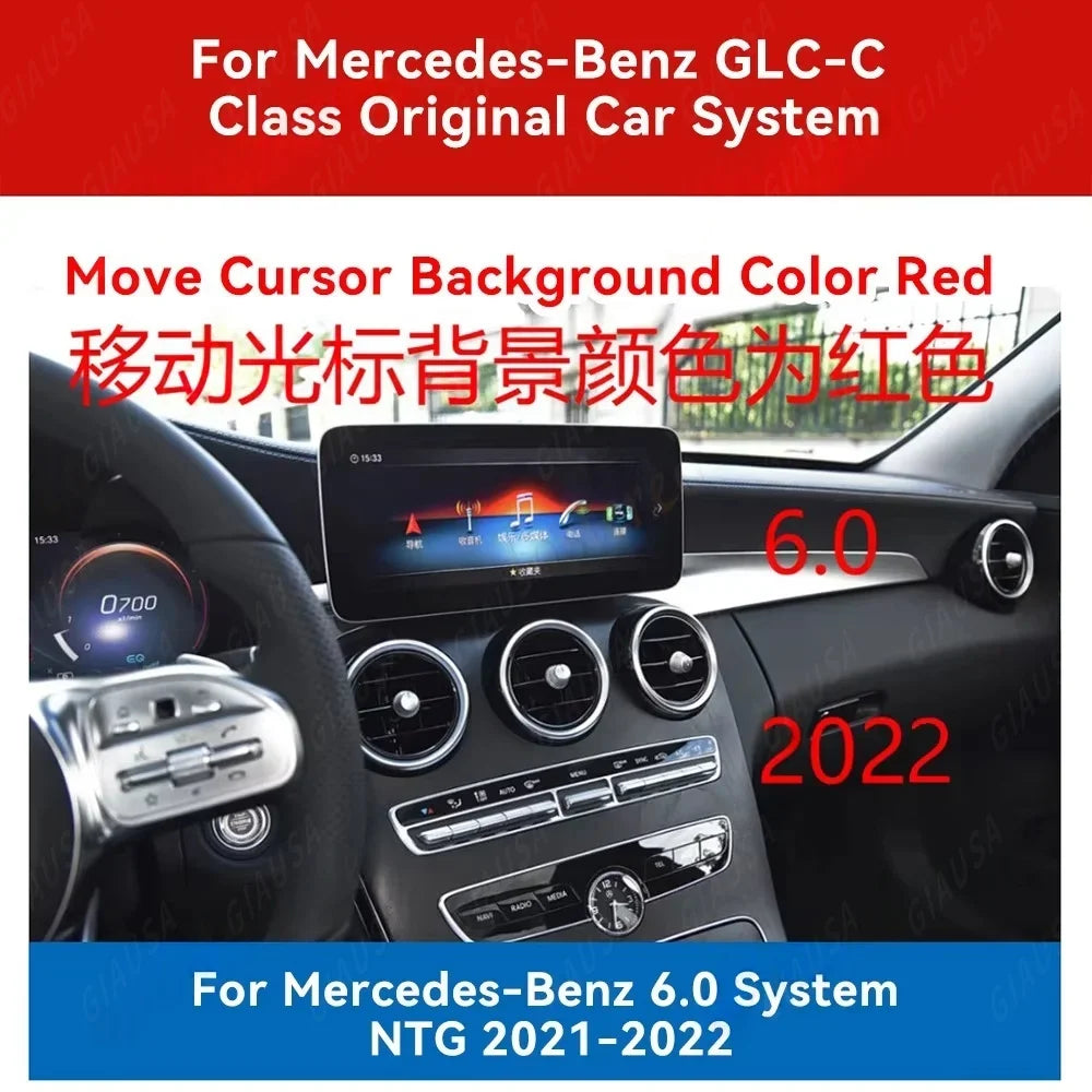 2025 Upgrade 12.1"Vertical Screen Android Auto Car Radio For Mercedes-Benz C Class GLC NTG5.0/5.5/6.0 2015-2022 Carplay GPS Navi