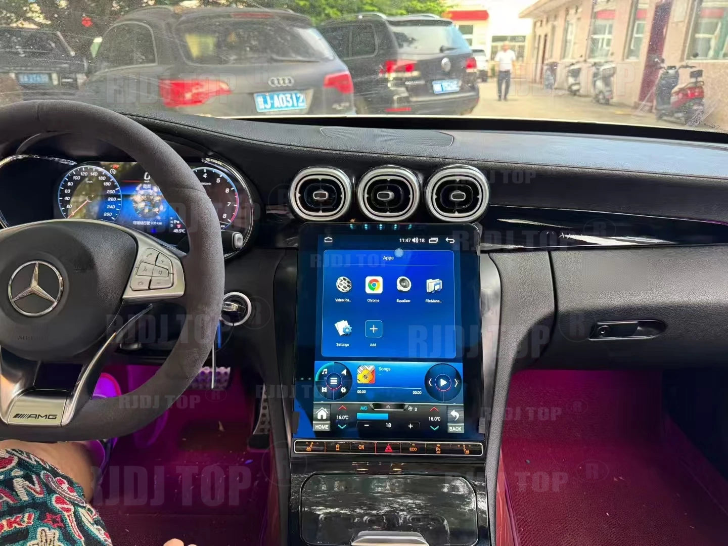 2025 Upgrade 12.1"Vertical Screen Android Auto Car Radio For Mercedes-Benz C Class GLC NTG5.0/5.5/6.0 2015-2022 Carplay GPS Navi
