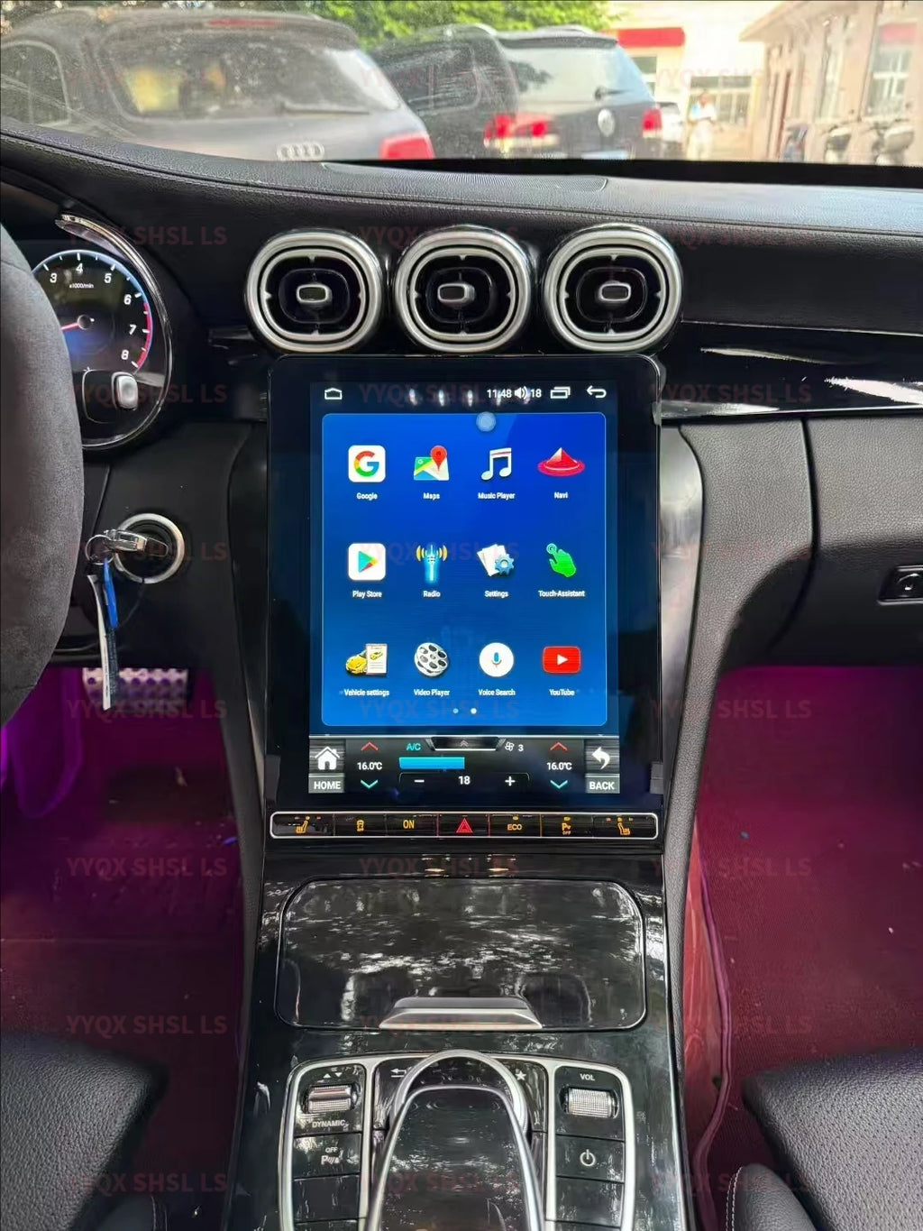 New Android For Mercedes Benz C Class W205 GLC X253 2015-2022 NTG5 5.5 6.0 Car GPS Navigation Multimedia Player Carplay auto