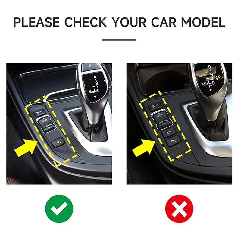 ABS Carbon Fiber Texture Sticker For BMW 3 4 Series 3GT F30 LHD Multimedia Panel Center Gear Shift Trim Car Interior Decoration