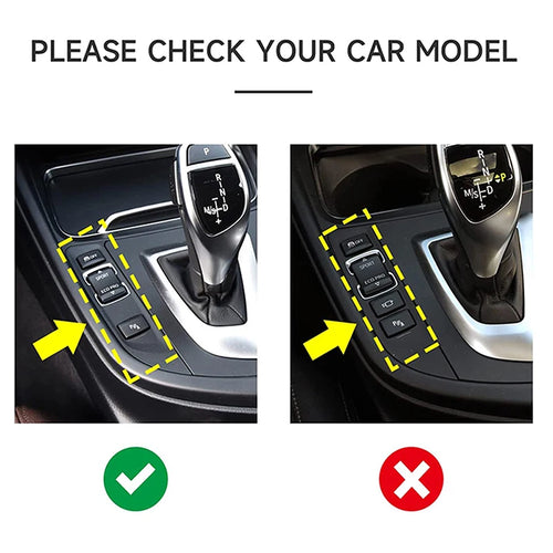 ABS Carbon Fiber Texture Sticker For BMW 3 4 Series 3GT F30 LHD Multimedia Panel Center Gear Shift Trim Car Interior Decoration