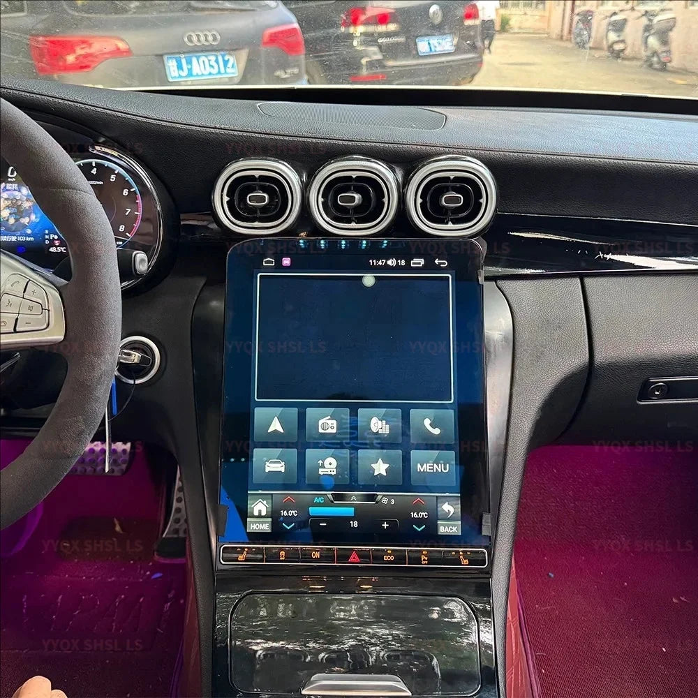New Android For Mercedes Benz C Class W205 GLC X253 2015-2022 NTG5 5.5 6.0 Car GPS Navigation Multimedia Player Carplay auto