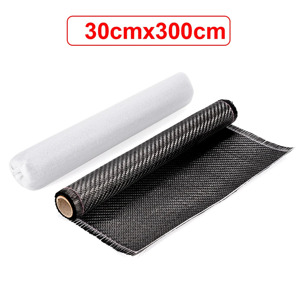3K 200G Twill Carbon Fiber Cloth 30cm Width High Strength Fabric For Car Modification DIY Industrial Reinforcement