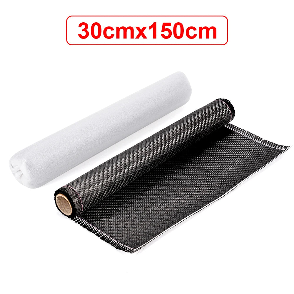 3K 200G Twill Carbon Fiber Cloth 30cm Width High Strength Fabric For Car Modification DIY Industrial Reinforcement
