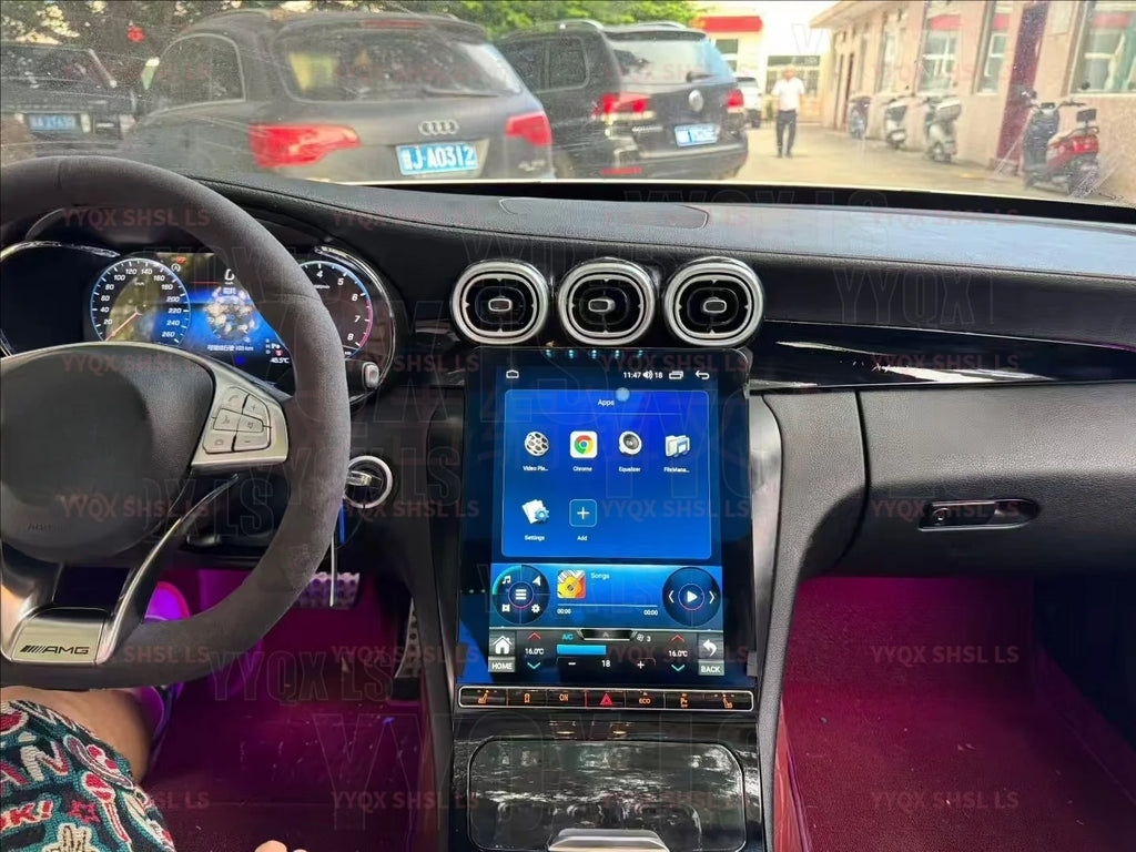 New Android For Mercedes Benz C Class W205 GLC X253 2015-2022 NTG5 5.5 6.0 Car GPS Navigation Multimedia Player Carplay auto