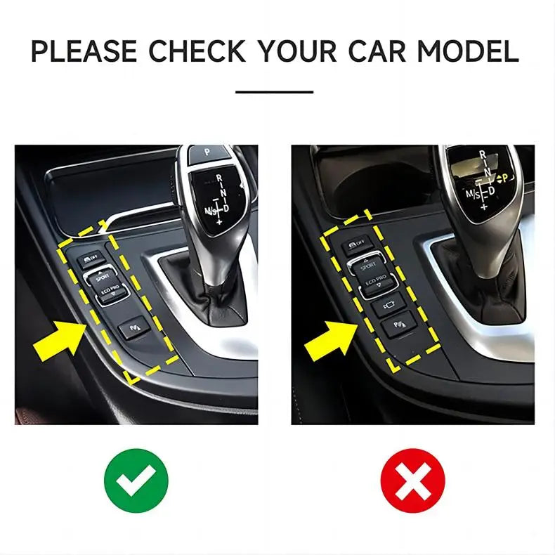 ABS Carbon Fiber Texture Sticker For BMW 3 4 Series 3GT F30 LHD Multimedia Panel Center Gear Shift Trim Car Interior Decoration