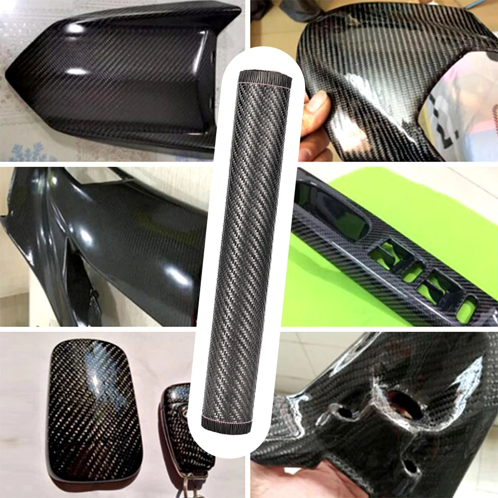 3K 200G Twill Carbon Fiber Cloth 30cm Width High Strength Fabric For Car Modification DIY Industrial Reinforcement