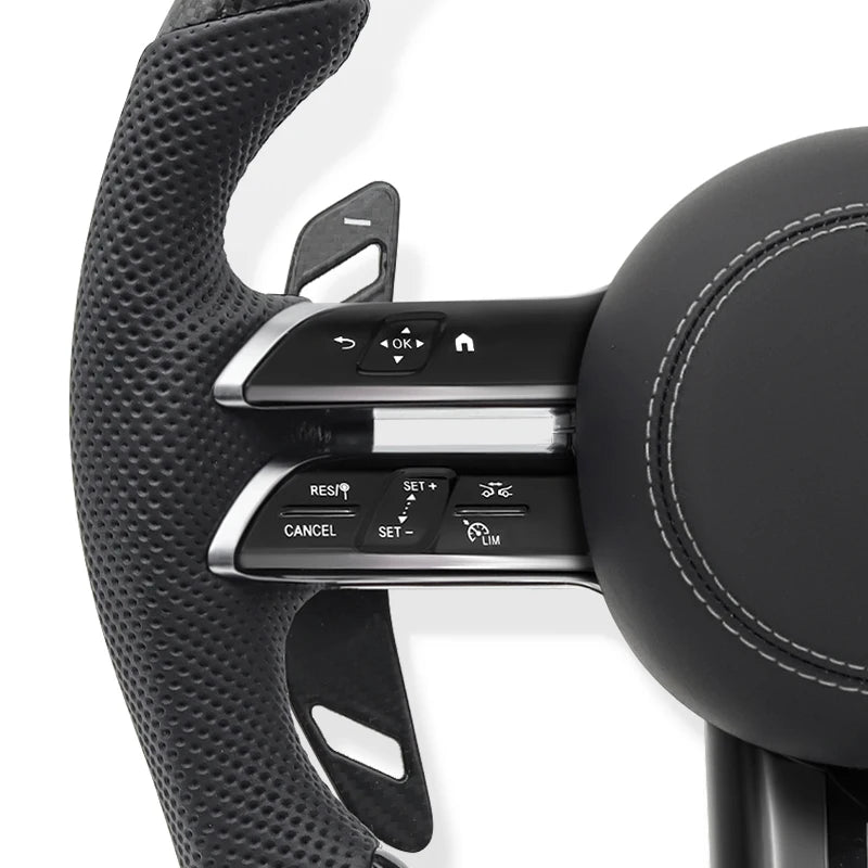 Carbon Fiber Steering Wheel for Mercedes Benz AMG W205 W213 W222 W204 W212 W221 S500 E63 S63 C63 G63 E300 E220d A B C D E class